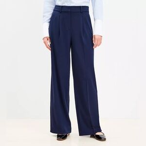 LOFT Pants Navy Peyton Trouser Women’s size 6 NWT